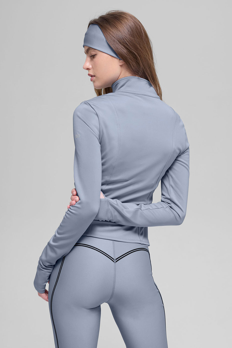 alo Airlift Winter Warm Radiant Full-Zip Jacket - Winter Frost
