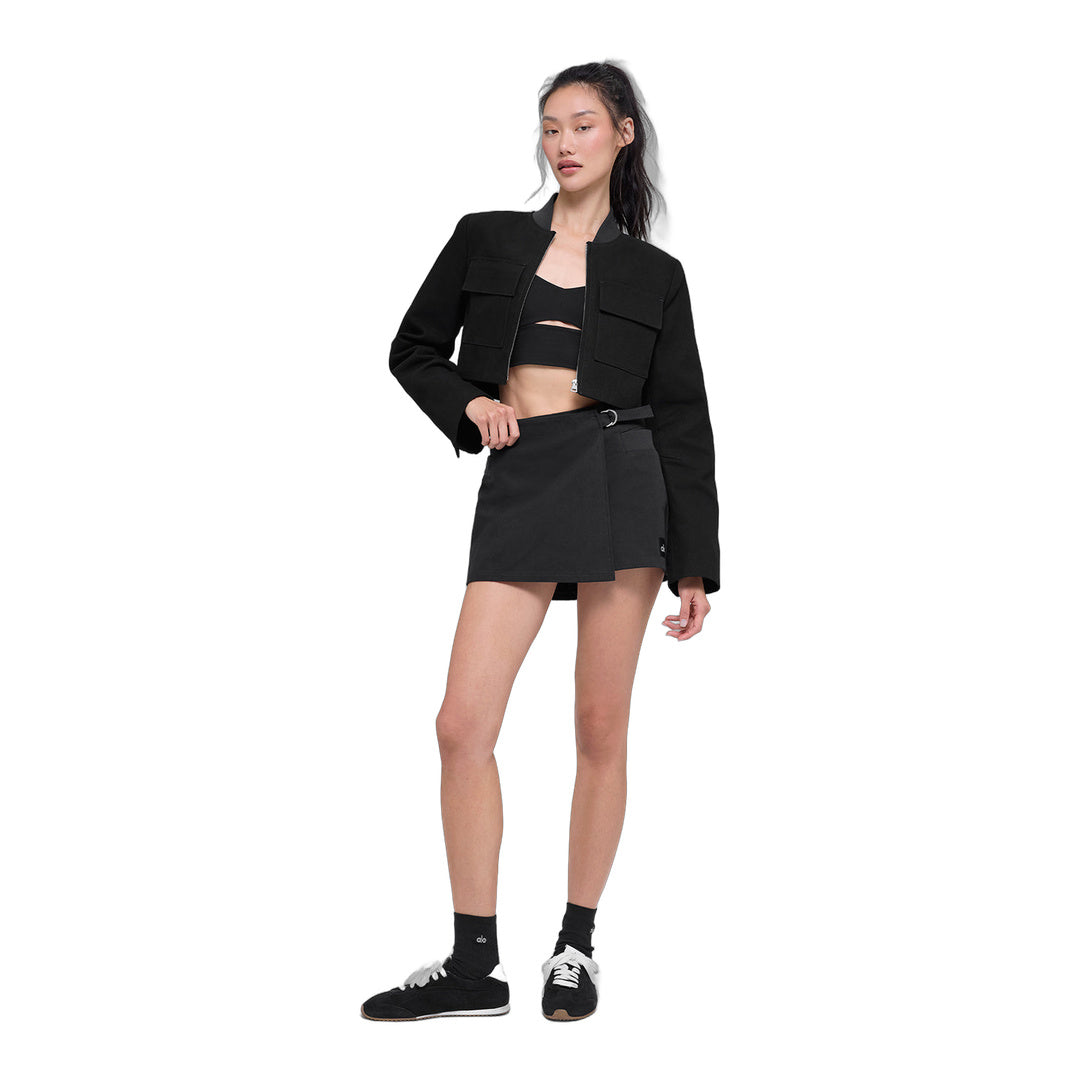 alo Cropped Main Character Jacket - Black