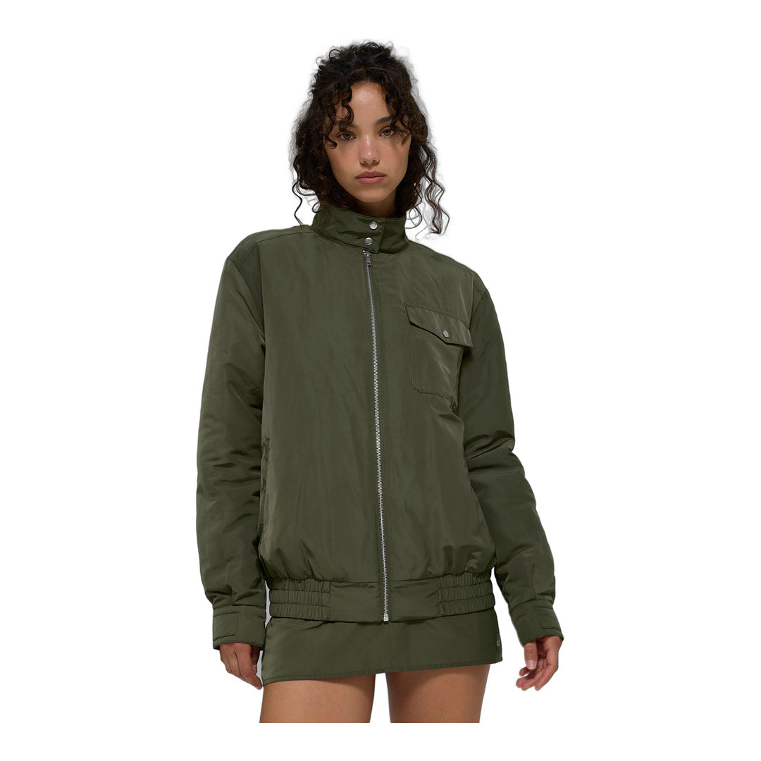 alo Work It Bomber - Green Olive
