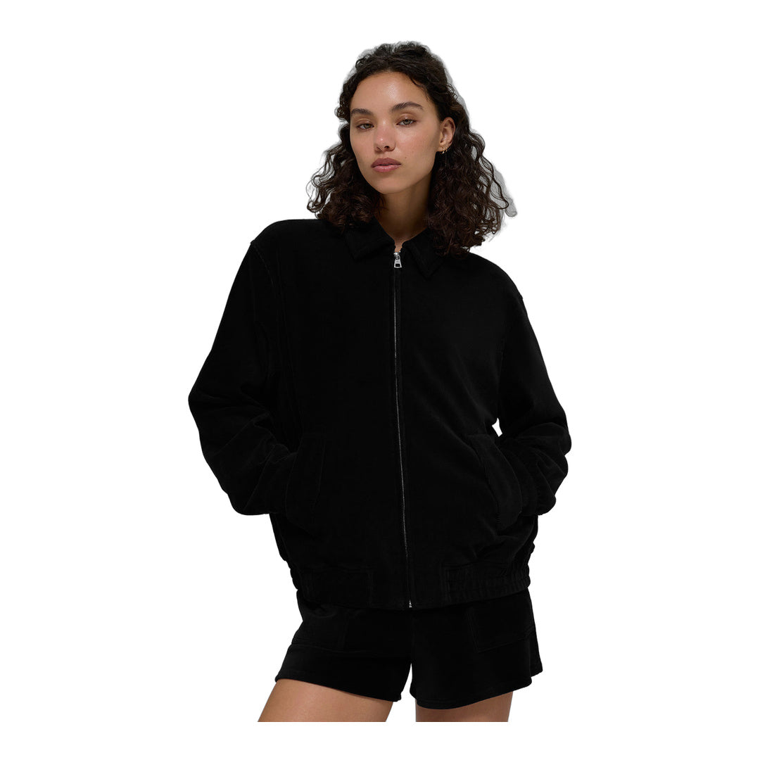 alo Micro Corduroy On Duty Jacket - Black