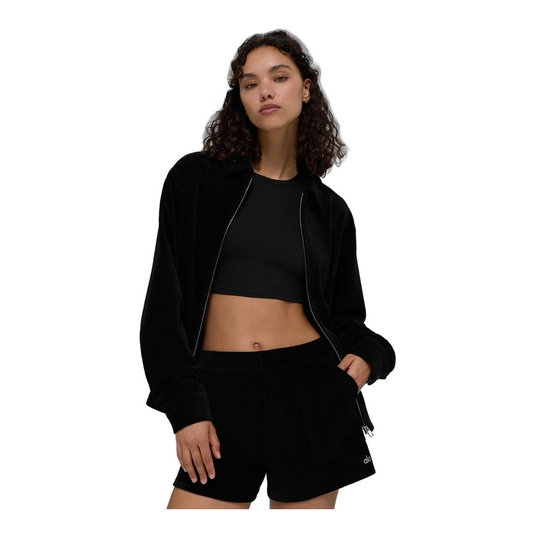 alo Micro Corduroy On Duty Jacket - Black