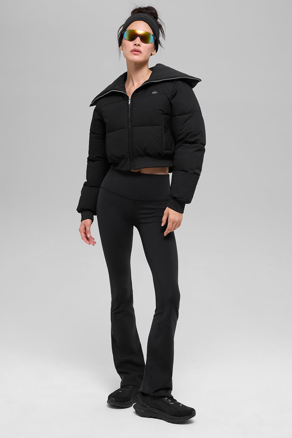 alo Captivate Puffer - Black
