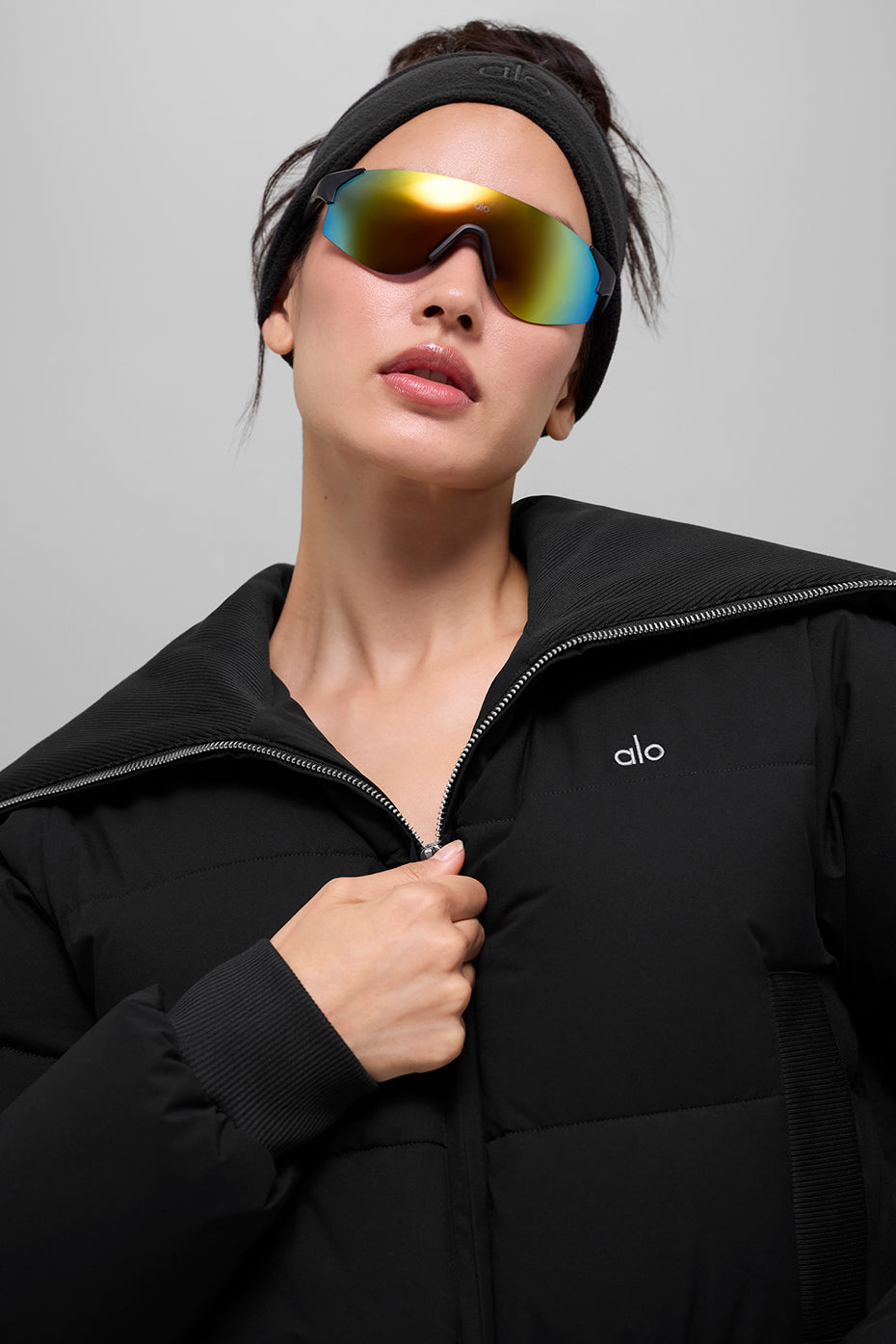 alo Captivate Puffer - Black