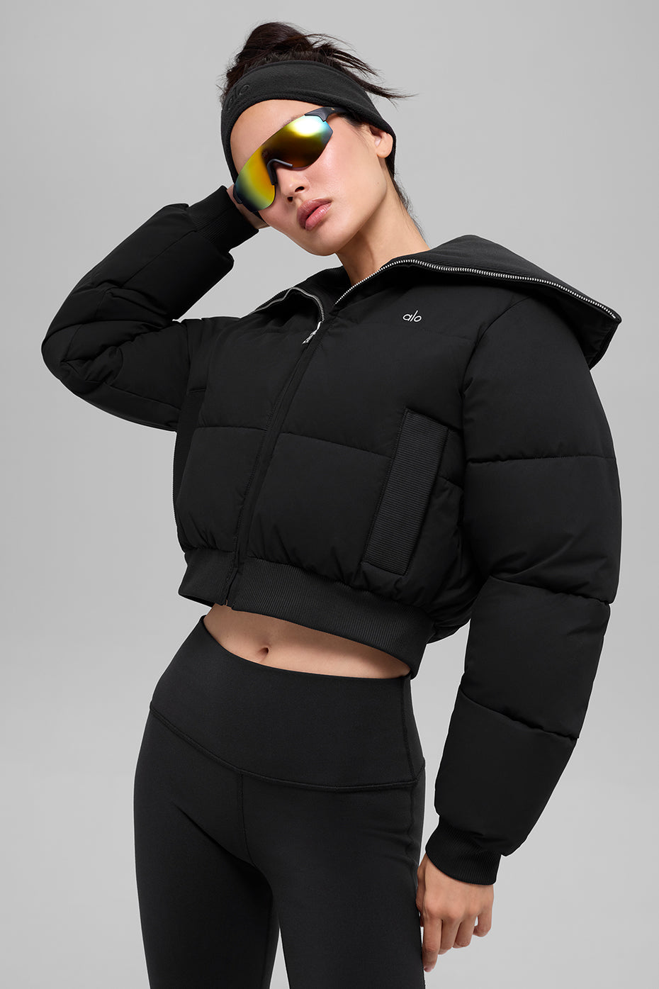 alo Captivate Puffer - Black