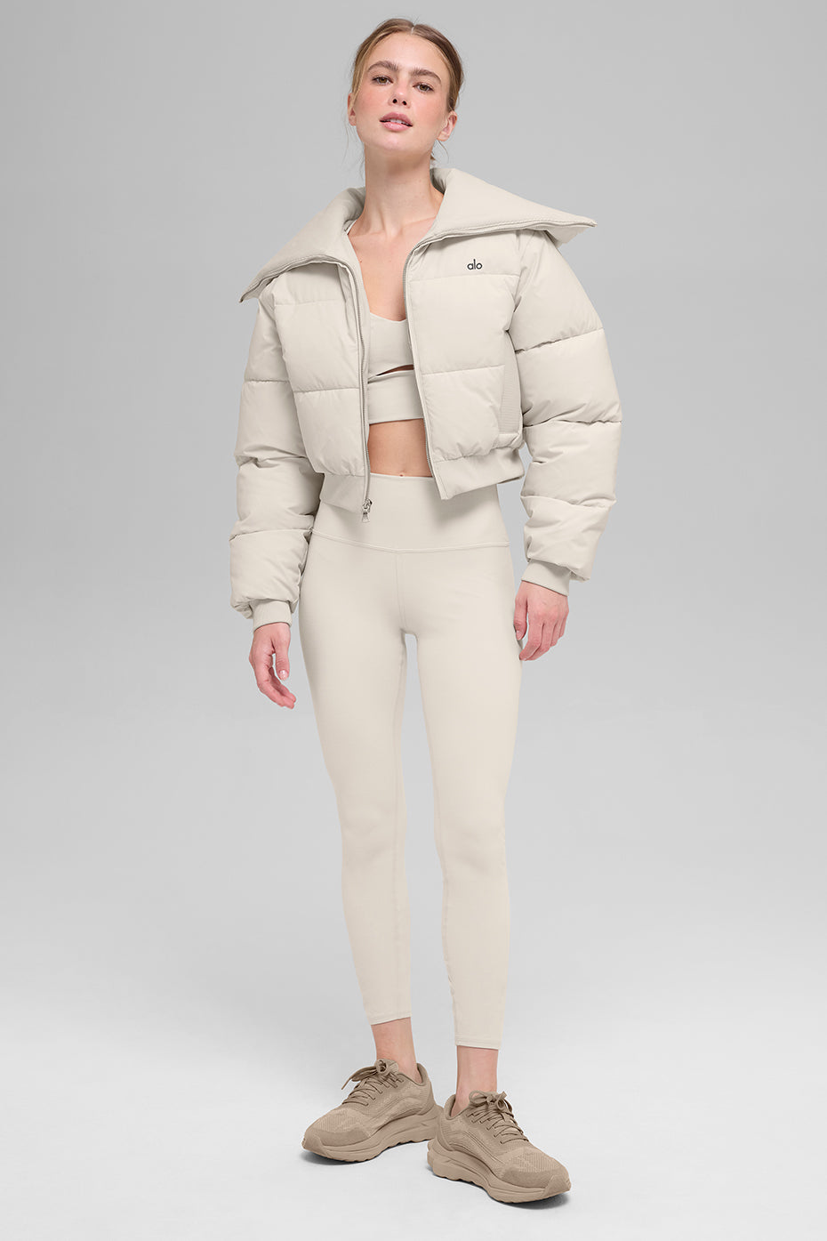 alo Captivate Puffer - Bone