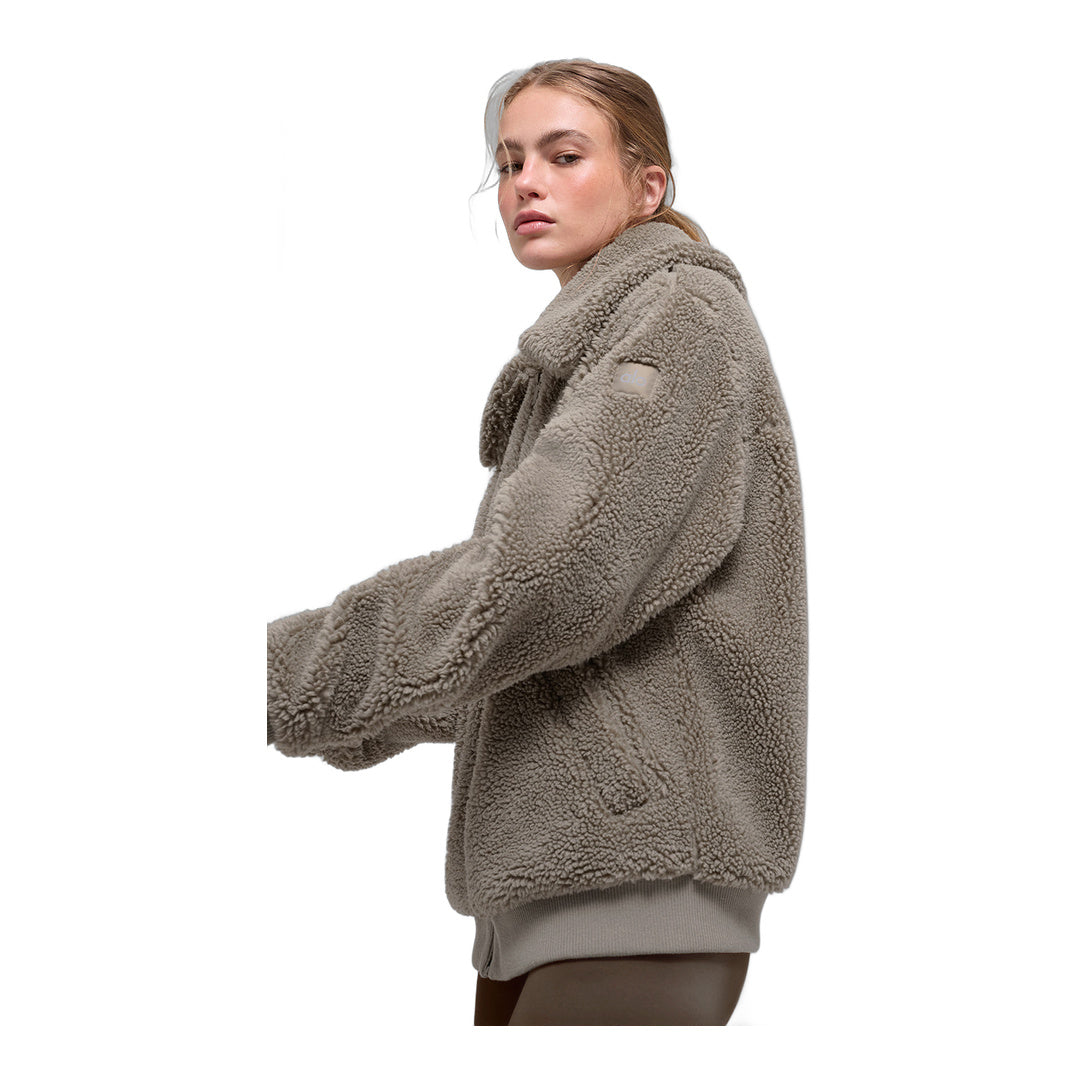 alo Sherpa Downtown Jacket - Light Cocoa