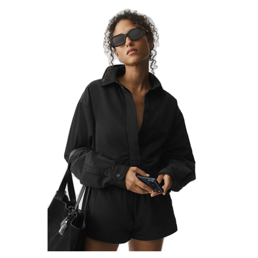 ALO Socialite Shacket - Black