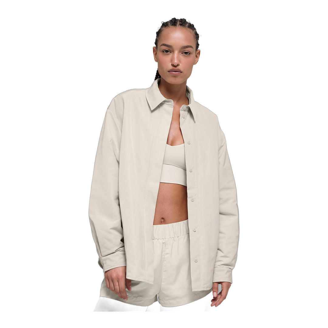 alo Socialite Shacket - Bone