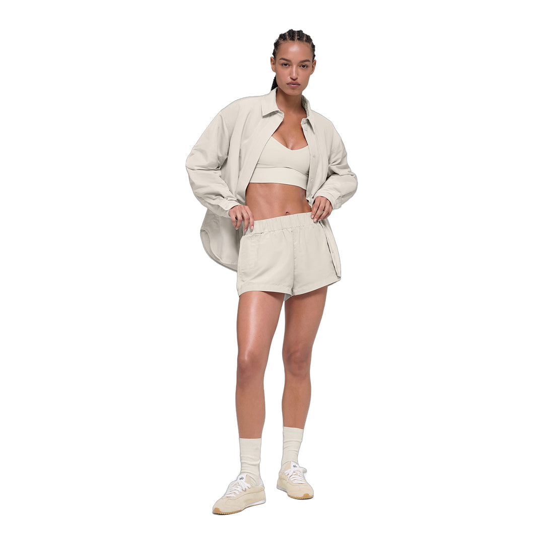alo Socialite Shacket - Bone