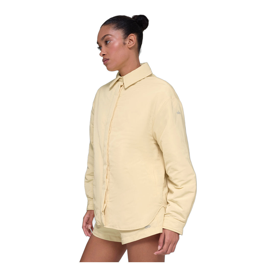 alo Socialite Shacket - Candlelight Yellow