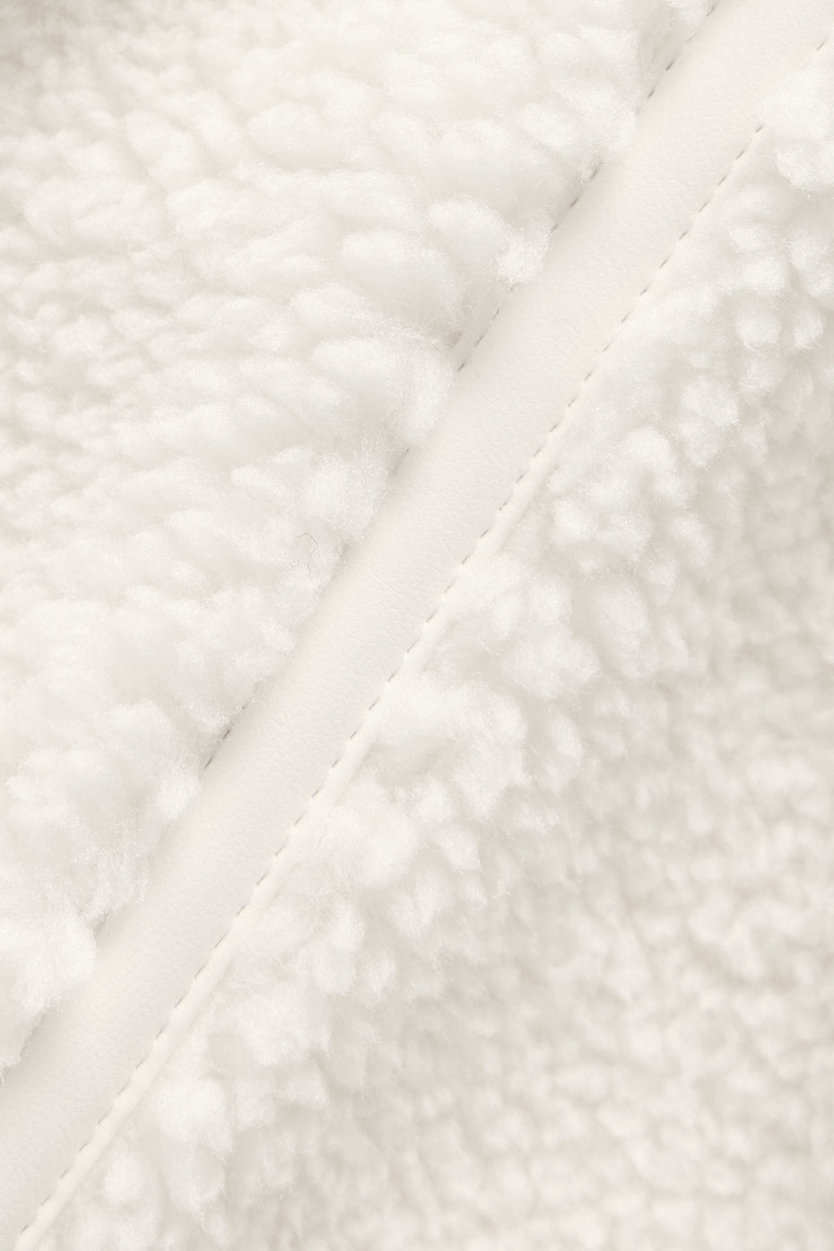 alo Sherpa Cropped Slope Side Jacket - Ivory