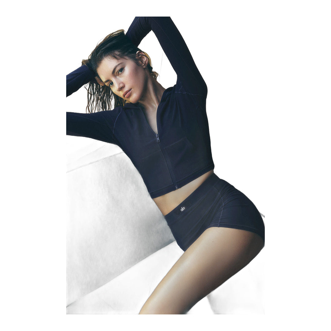alo Alosoft Sincere Fitted Jacket - Navy