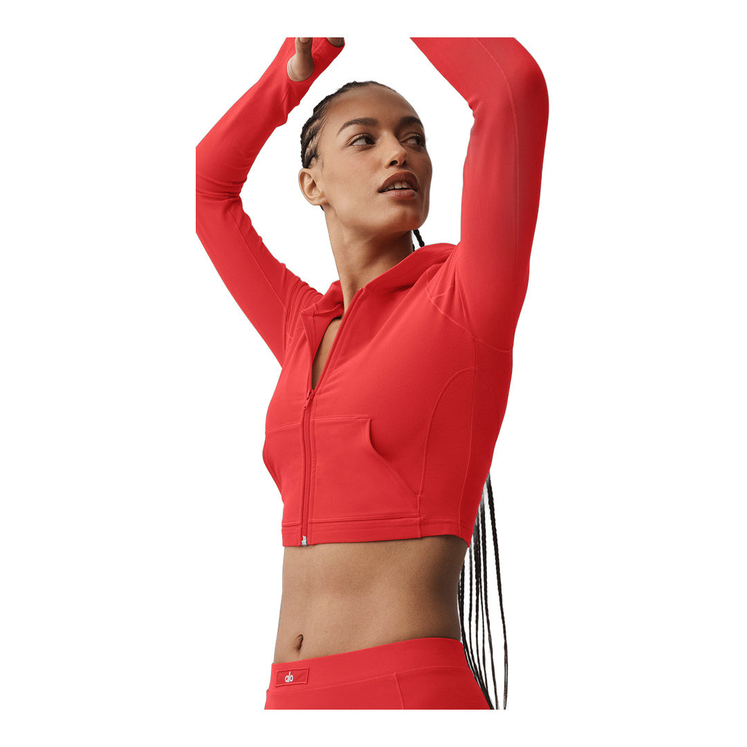 alo Alosoft Sincere Fitted Jacket - Bright Red