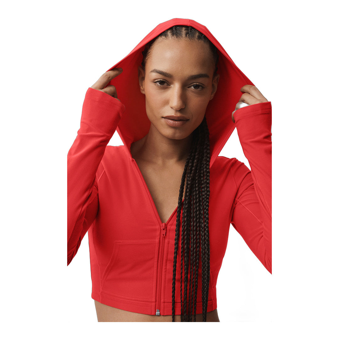 alo Alosoft Sincere Fitted Jacket - Bright Red