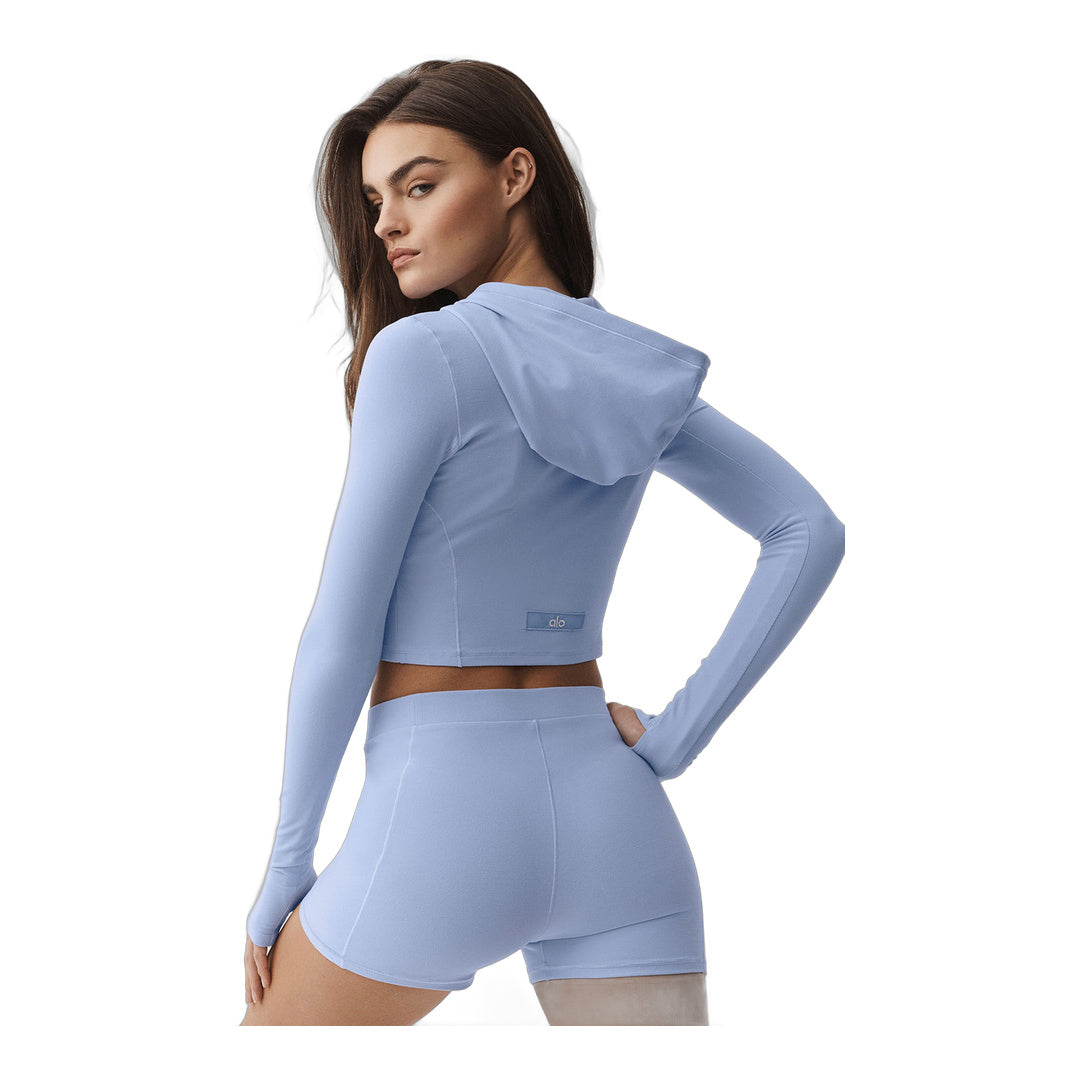 alo Alosoft Sincere Fitted Jacket - Light Provence Blue