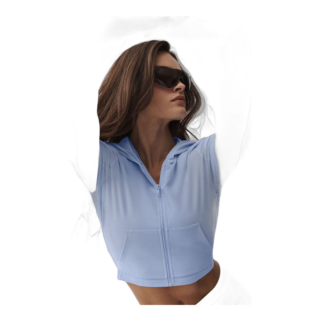 alo Alosoft Sincere Fitted Jacket - Light Provence Blue