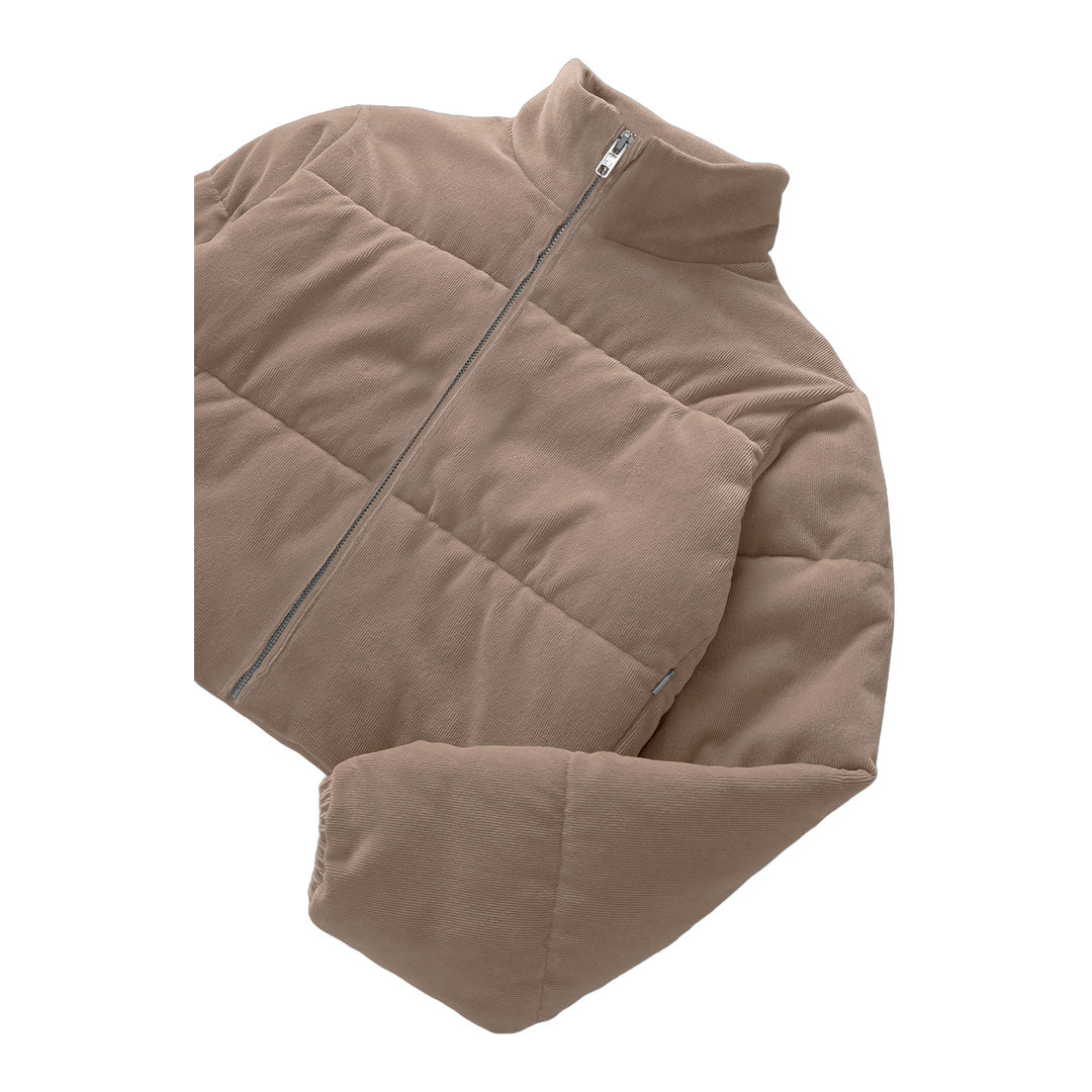 alo Micro Corduroy Dreamy Puffer - Chai Latte