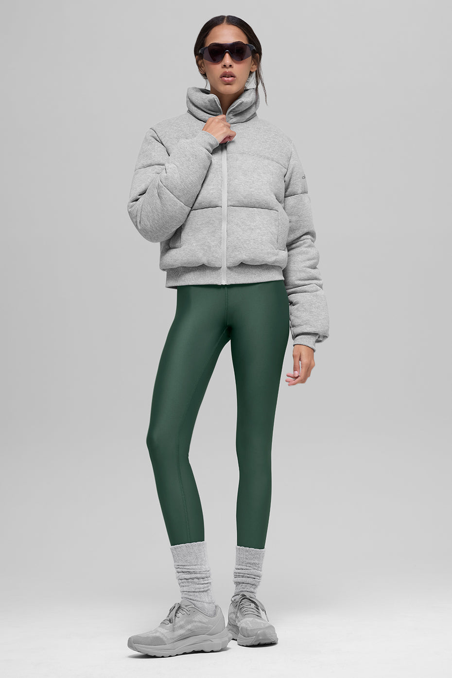alo Sweatshirt Puffer - Athletic Heather Grey
