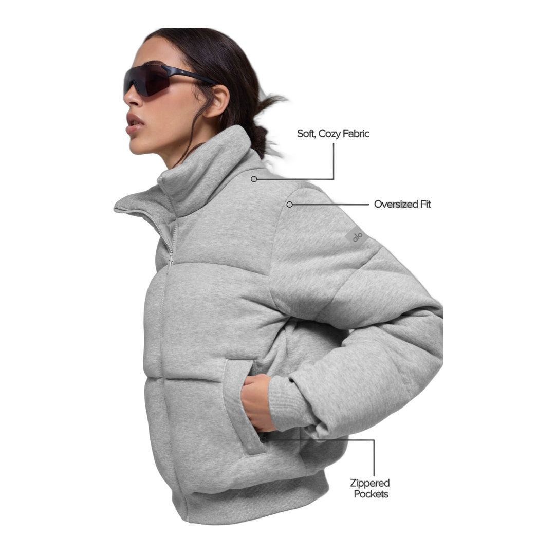 alo Sweatshirt Puffer - Athletic Heather Grey