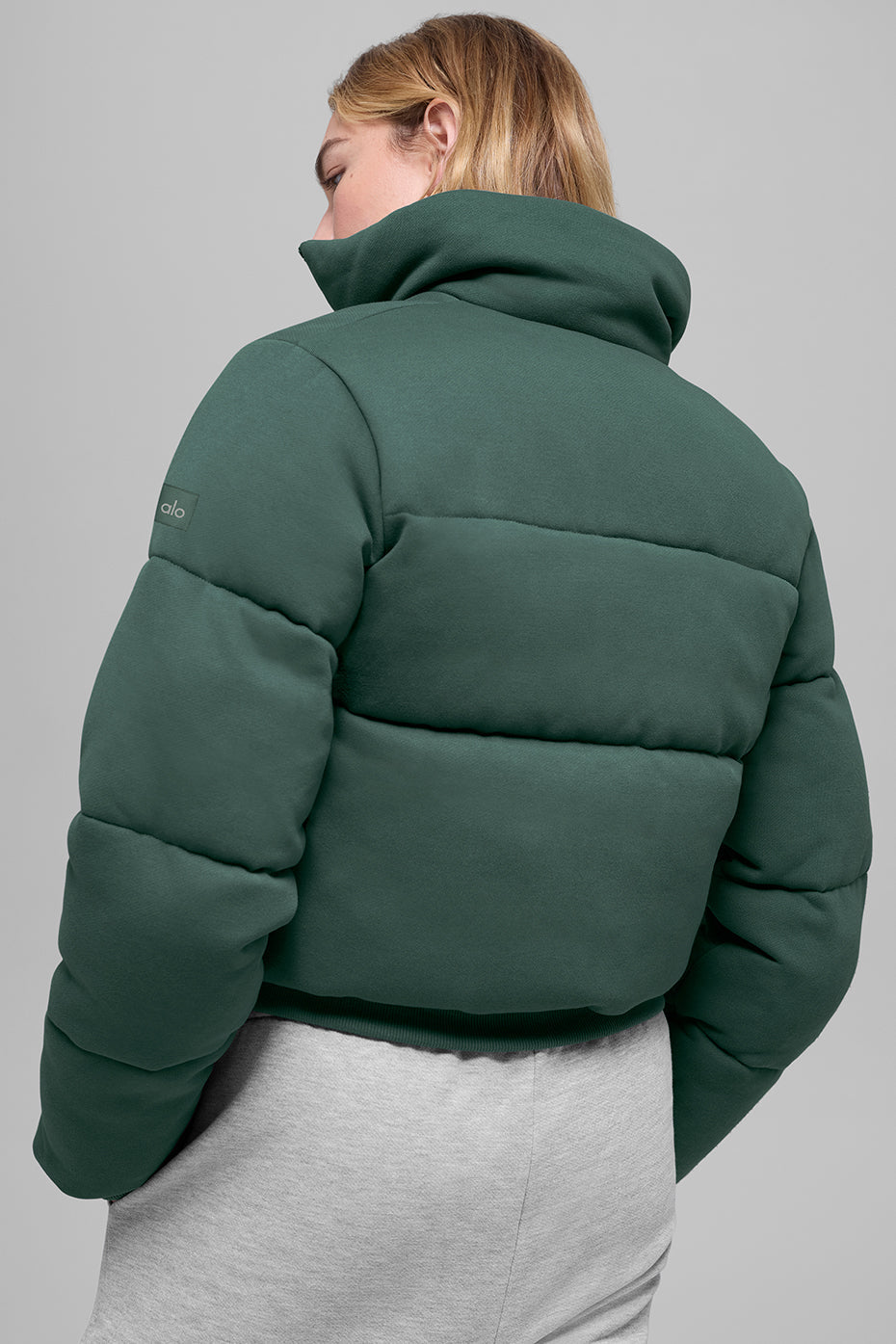 alo Sweatshirt Puffer - Clover Green