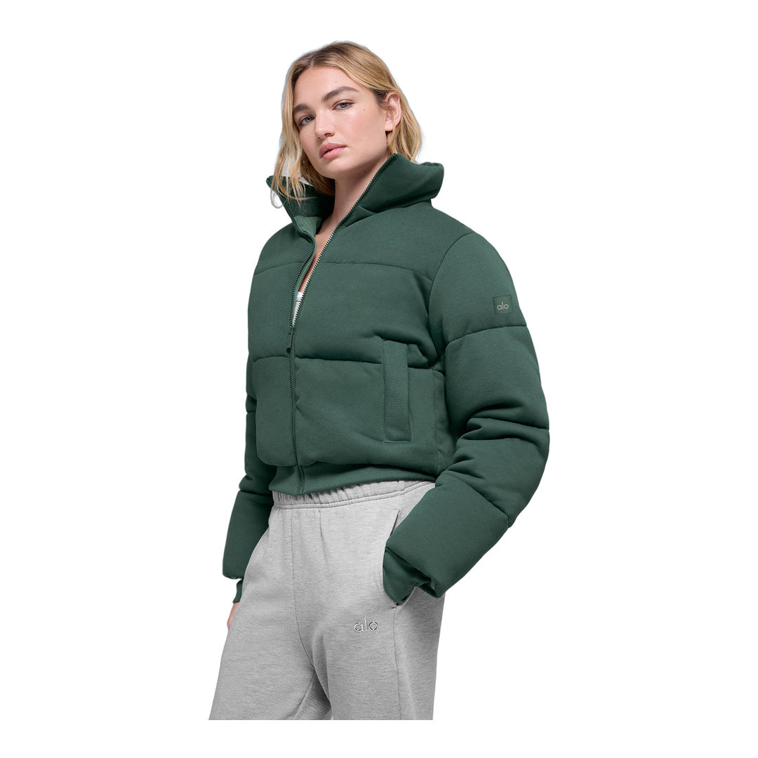 alo Sweatshirt Puffer - Clover Green