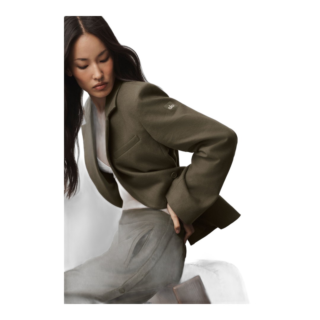 alo Cinch Blazer - Olive Tree