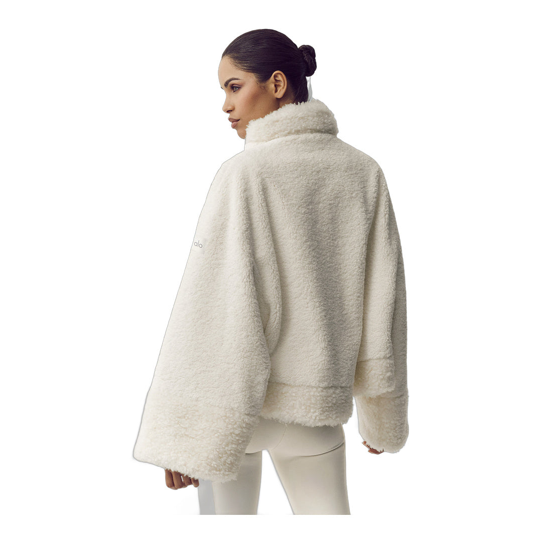alo Sherpa Fireside Bomber - Ivory