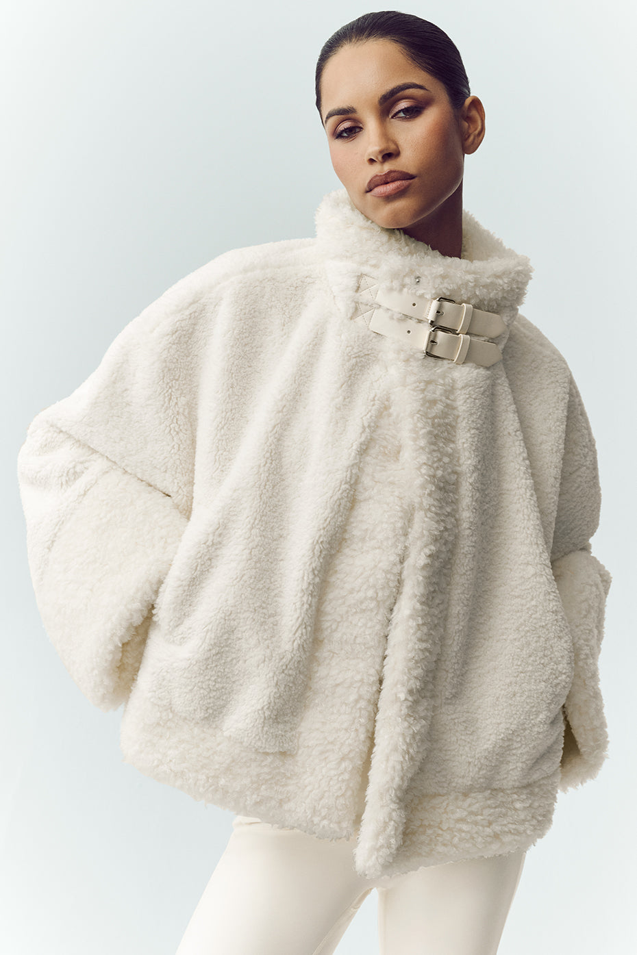 alo Sherpa Fireside Bomber - Ivory