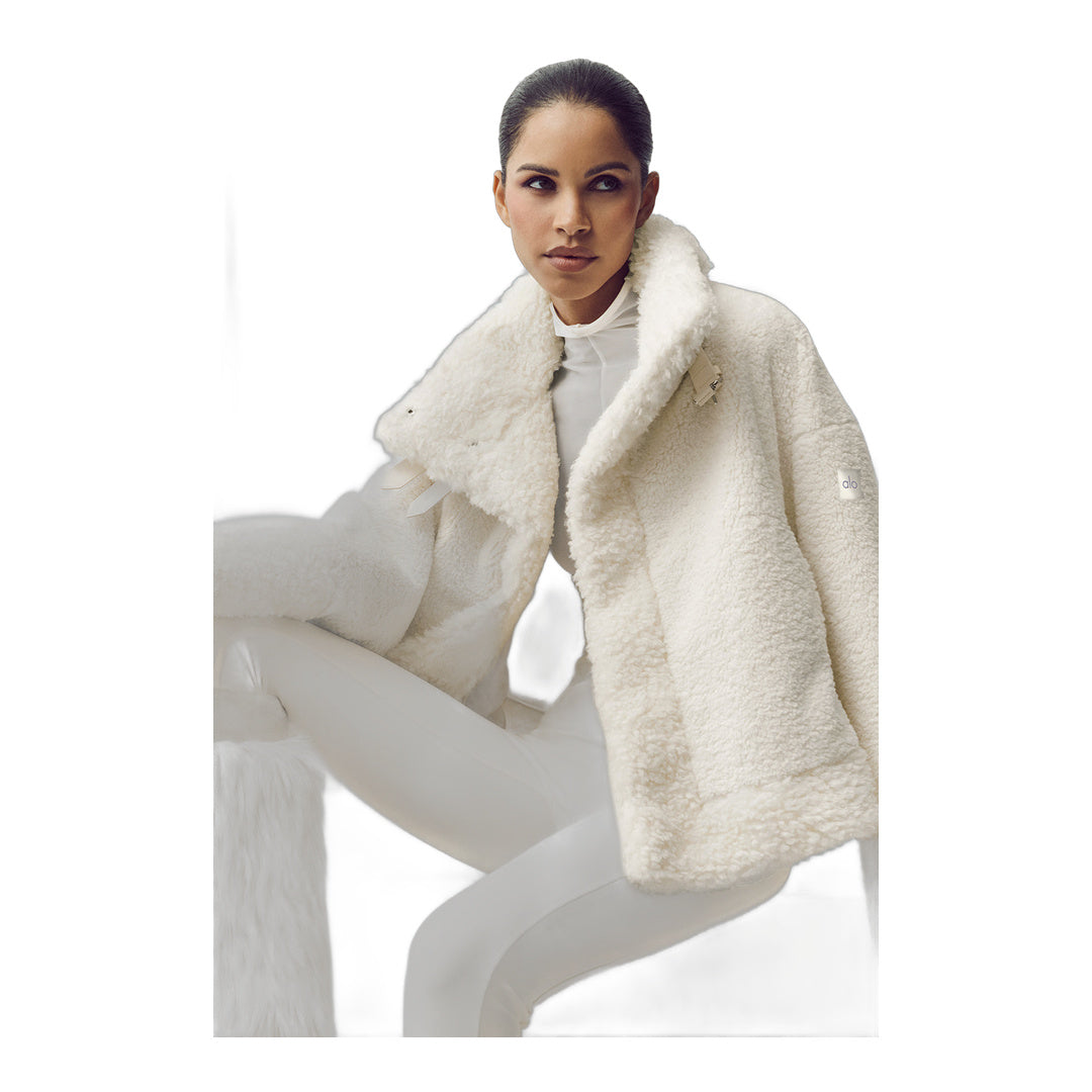 alo Sherpa Fireside Bomber - Ivory