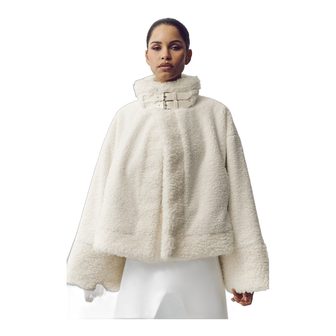 alo Sherpa Fireside Bomber - Ivory