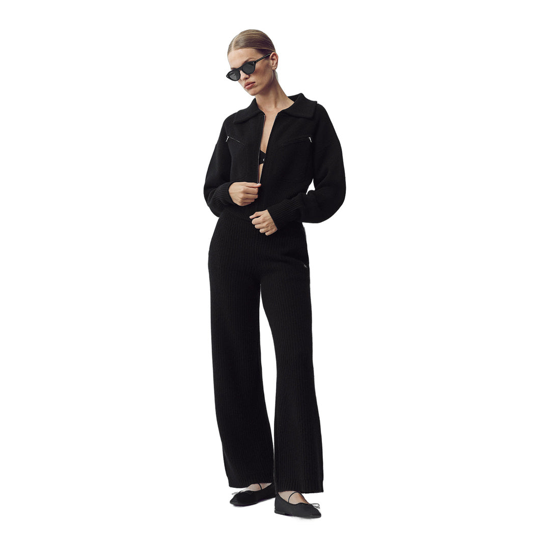 alo Cashmere Radiate Jacket - Black