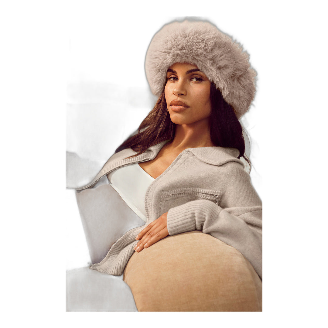 alo Cashmere Radiate Jacket - Oat Heather