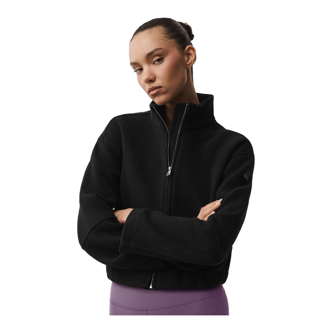 alo Double Face Wool City Girl Jacket - Black