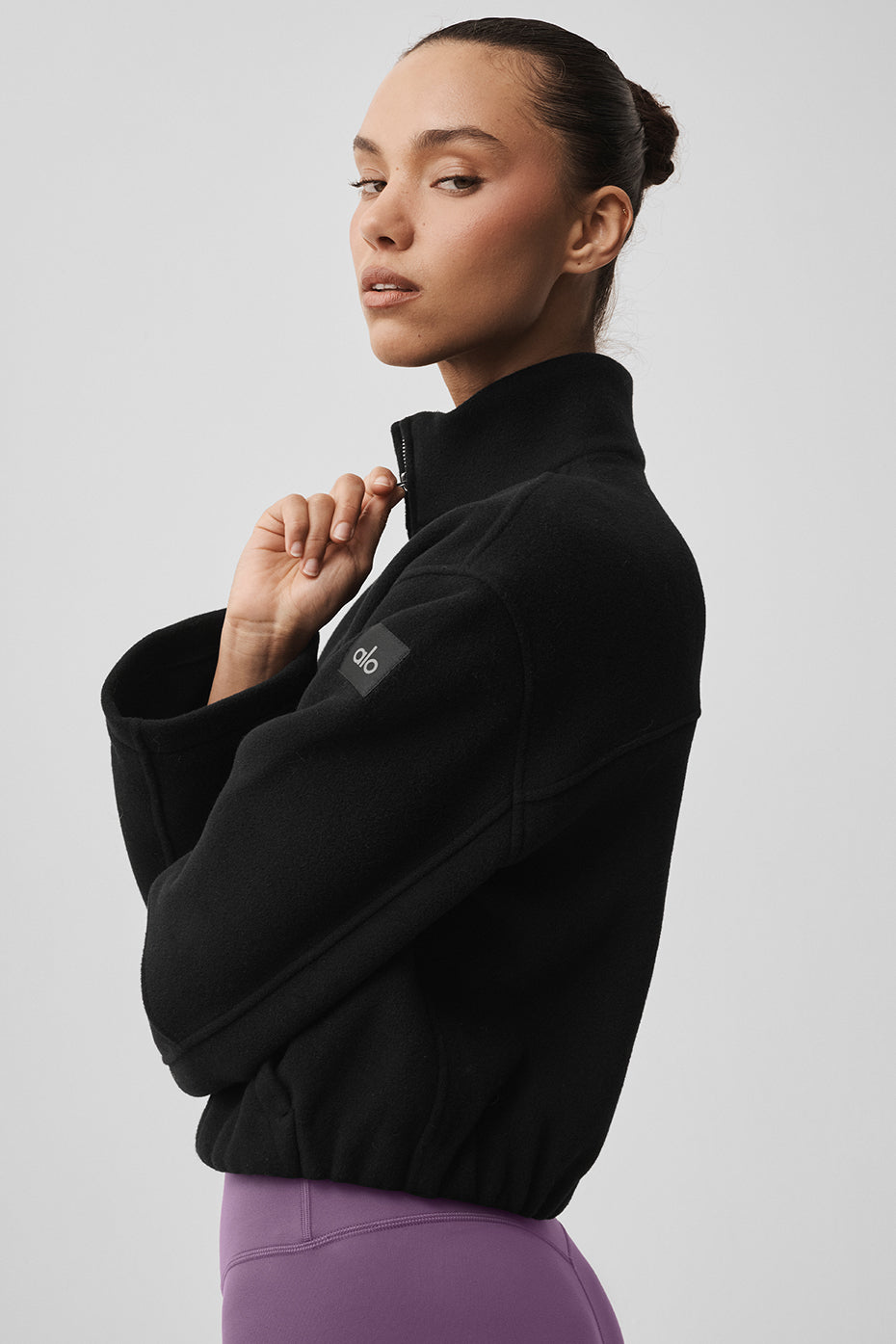 alo Double Face Wool City Girl Jacket - Black