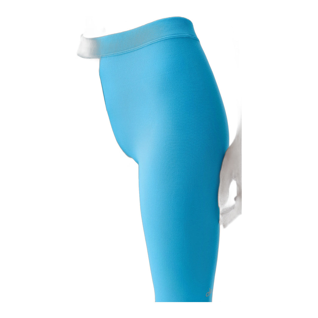 alo Alosoft High-Waist Iconic 90's Capri - Azure Blue