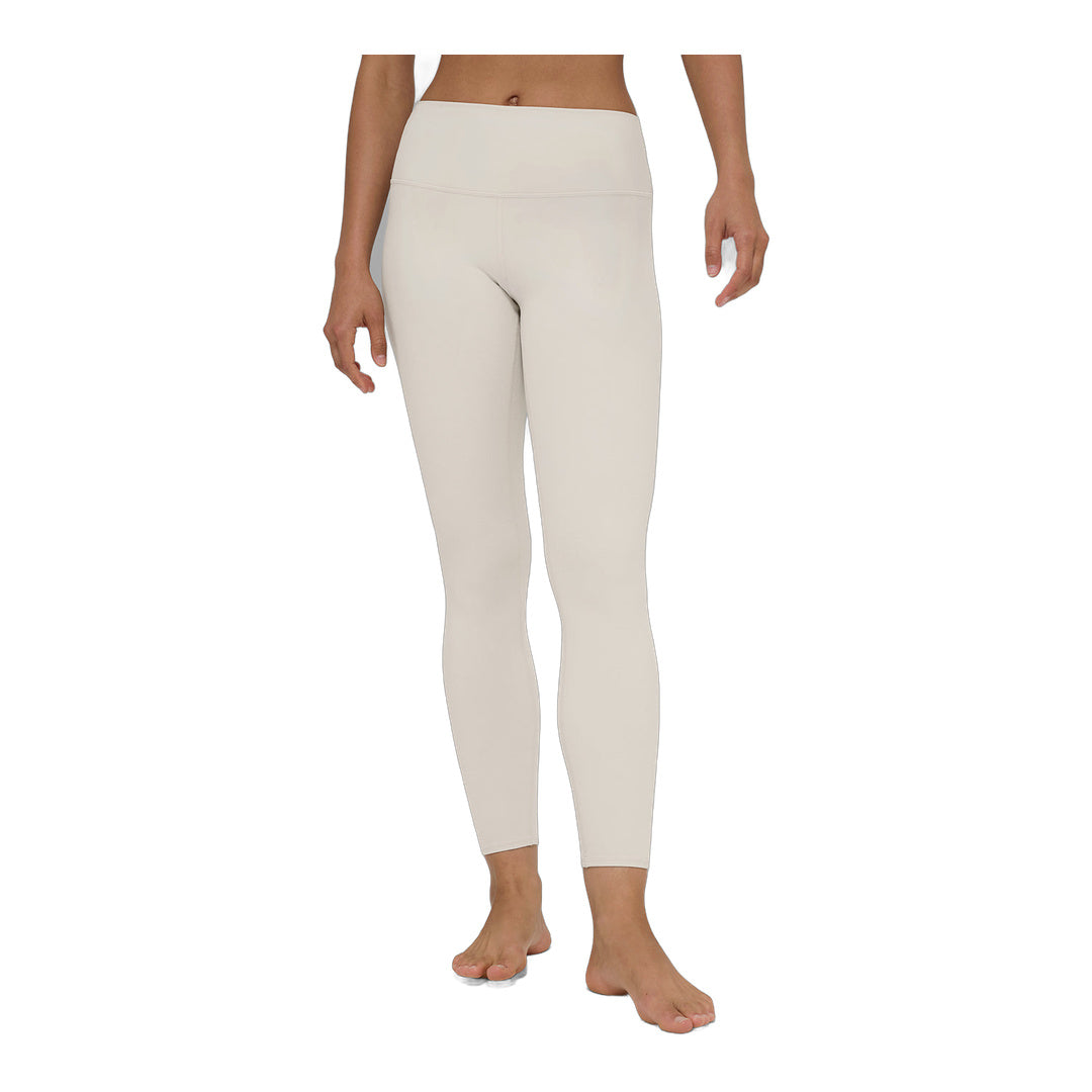 alo Alosoft High-Waist 7/8 Highlight Legging - Bone