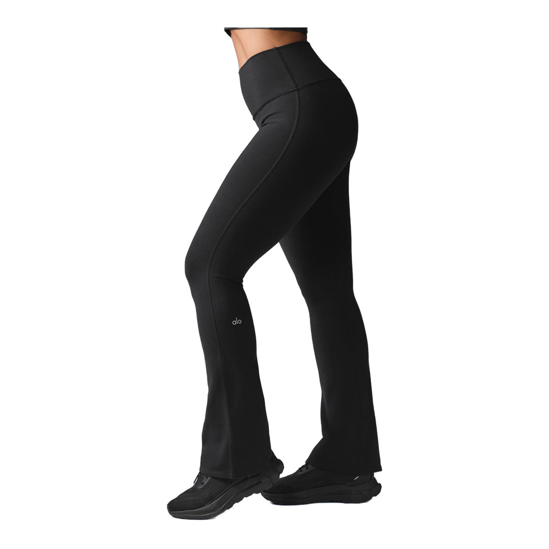 alo Airbrush High-Waist Bootcut Legging - Black