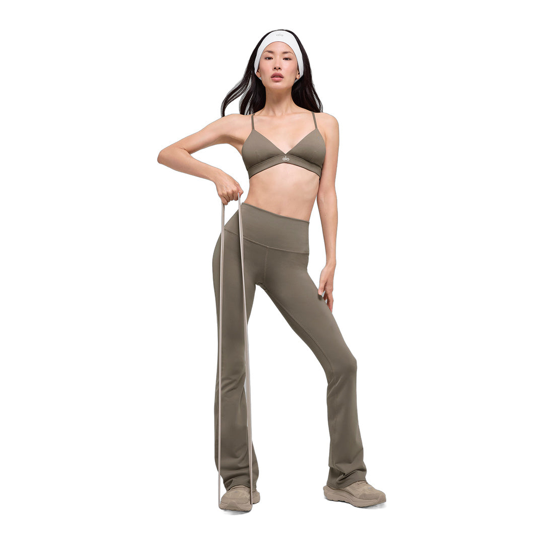 alo Airbrush High-Waist Bootcut Legging - Light Cocoa