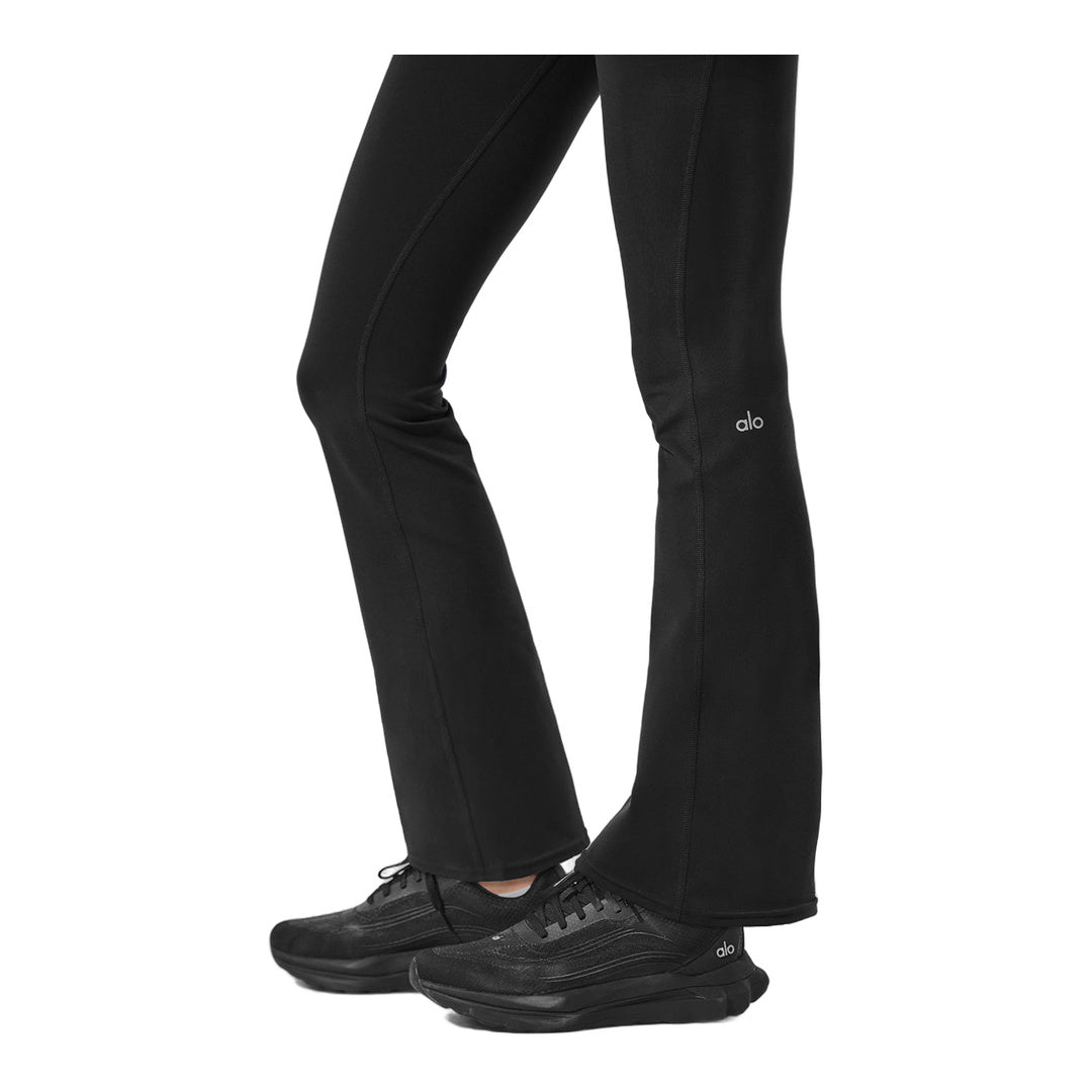alo Airbrush High-Waist 7/8 Bootcut Legging - Black