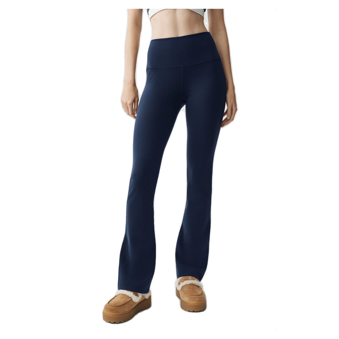 ALO Airbrush High-Waist Bootcut Legging (Short) - Navy