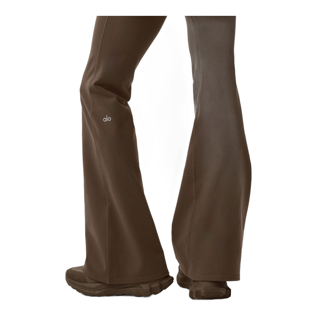 alo Airbrush Low-Rise Bootcut Legging - Espresso