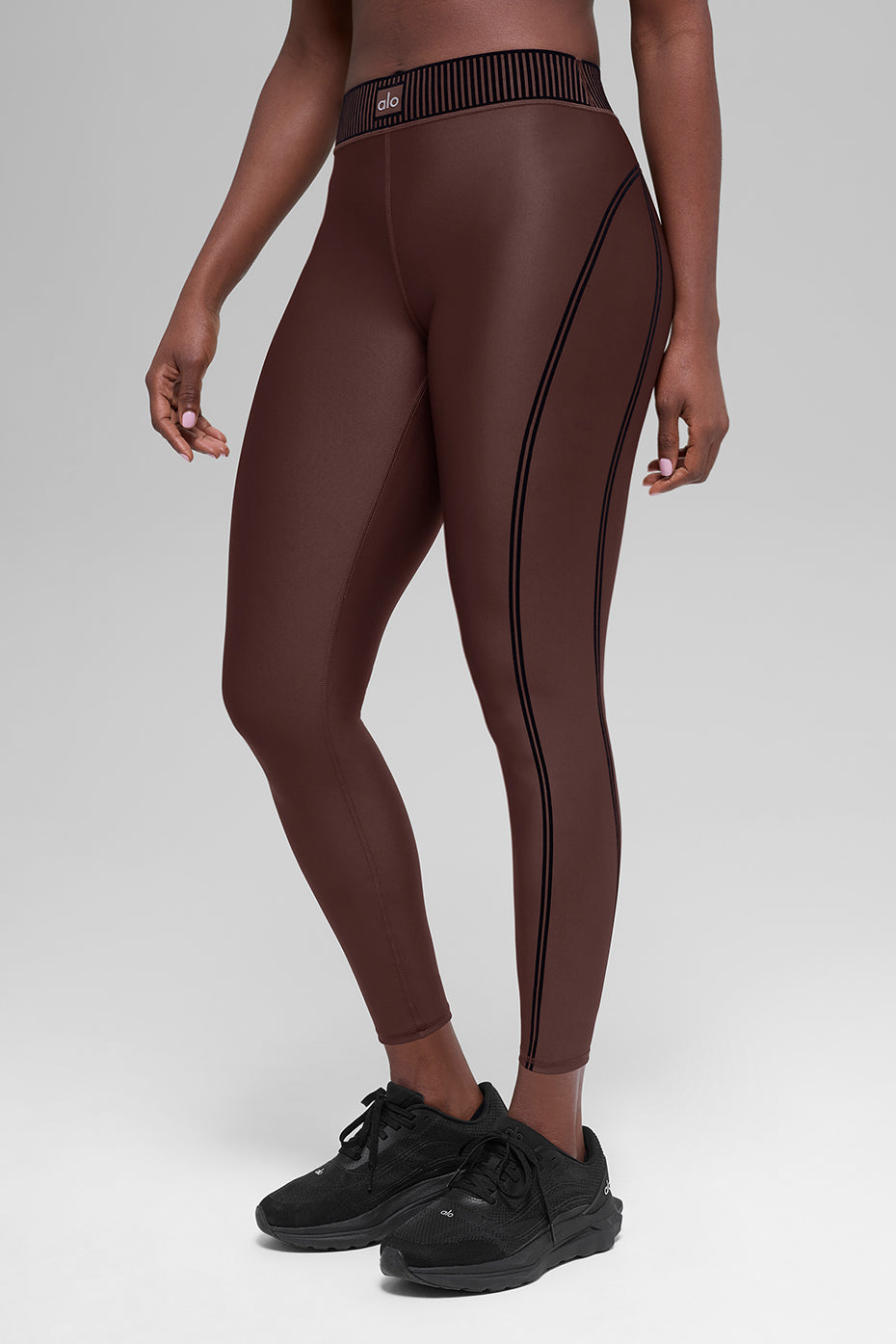 alo Airlift High-Waist 7/8 Line Up Legging - Brownstone