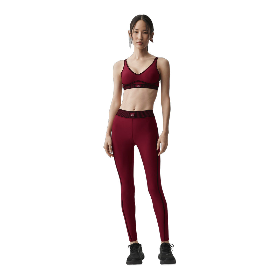 alo Airlift High-Waist 7/8 Line Up Legging - Summer Romance Red