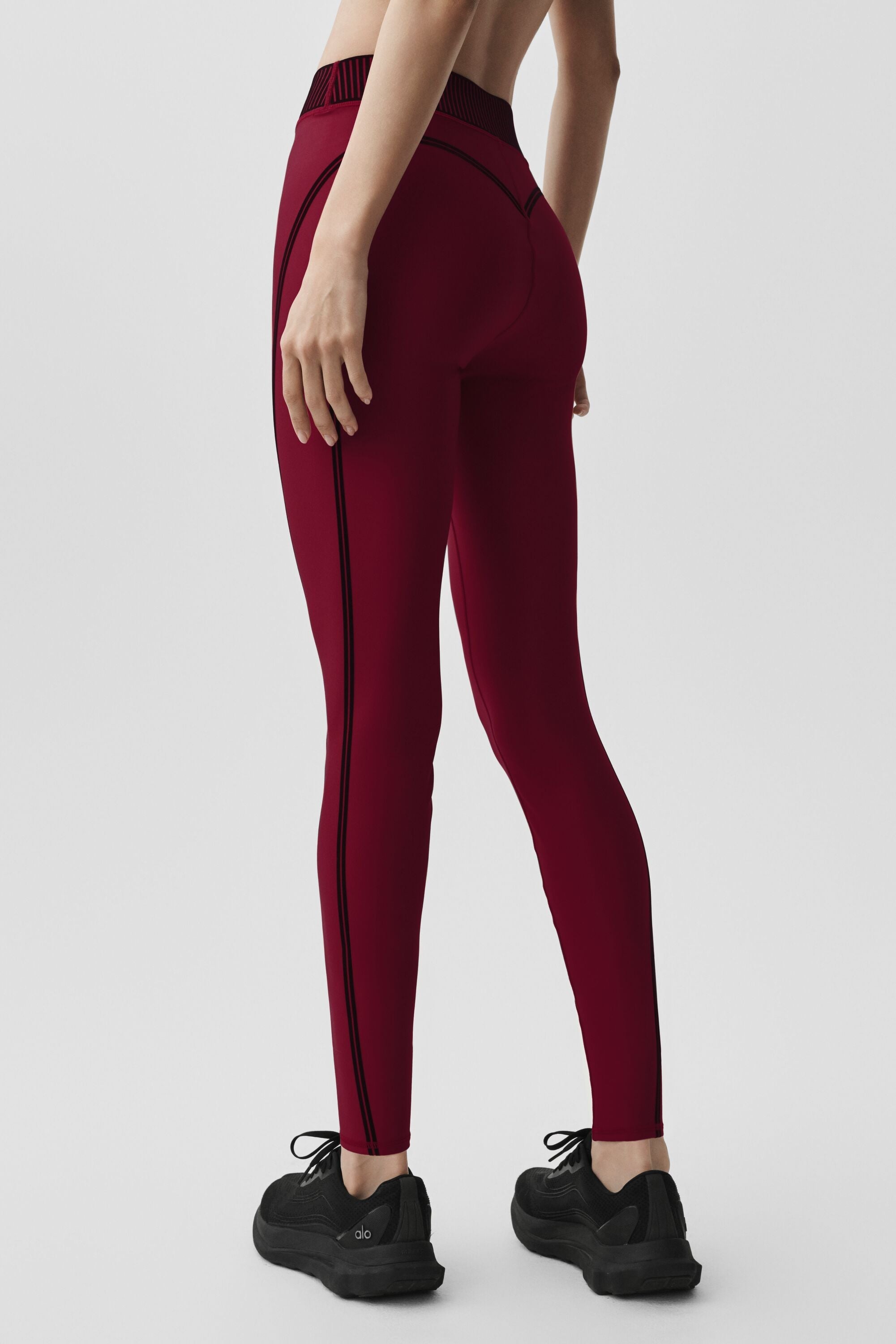 alo Airlift High-Waist 7/8 Line Up Legging - Summer Romance Red