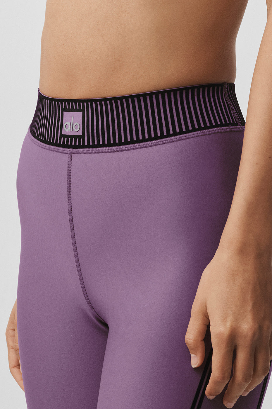 alo Airlift High-Waist 7/8 Line Up Legging - Plum Kiss