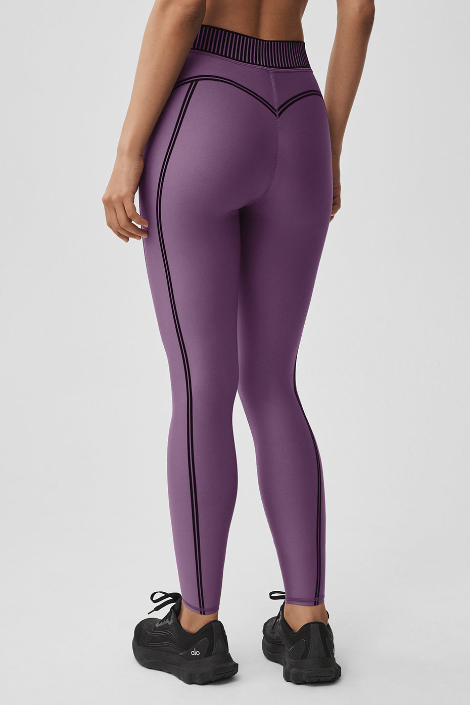 alo Airlift High-Waist 7/8 Line Up Legging - Plum Kiss