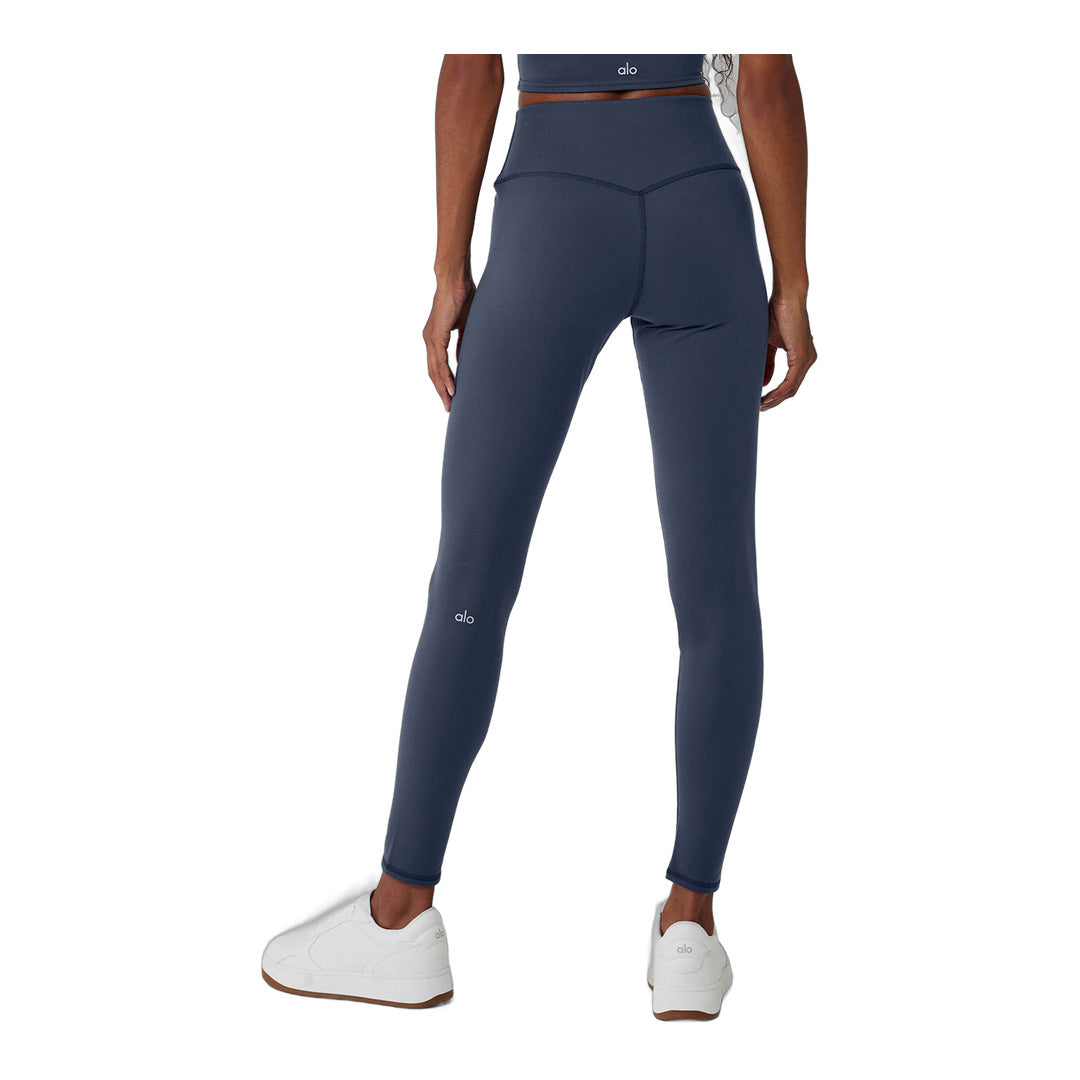 alo Airbrush Winter Warm High-Waist Nocturne Legging - Navy