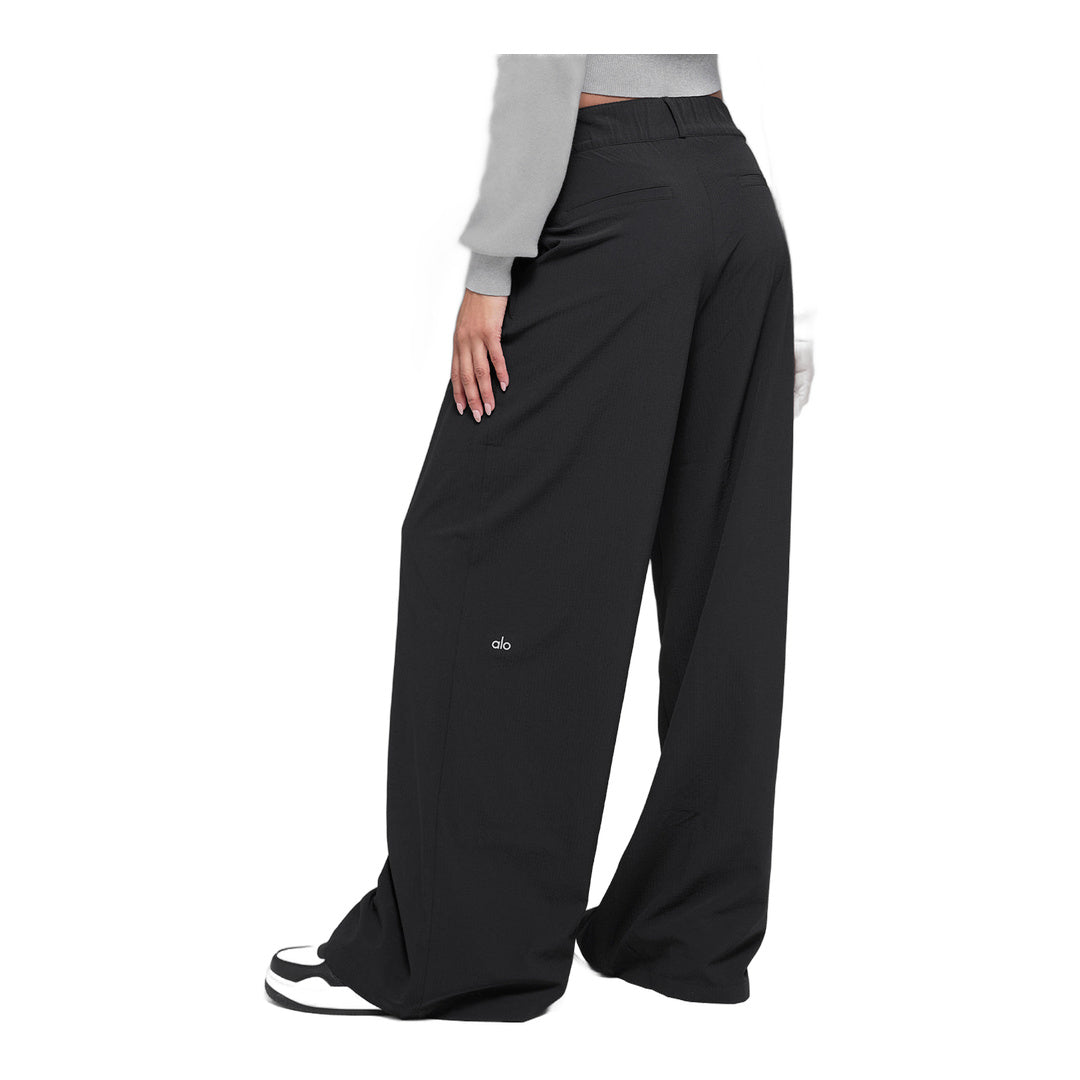alo High-Waist Dreamscape Trouser (Long) - Black