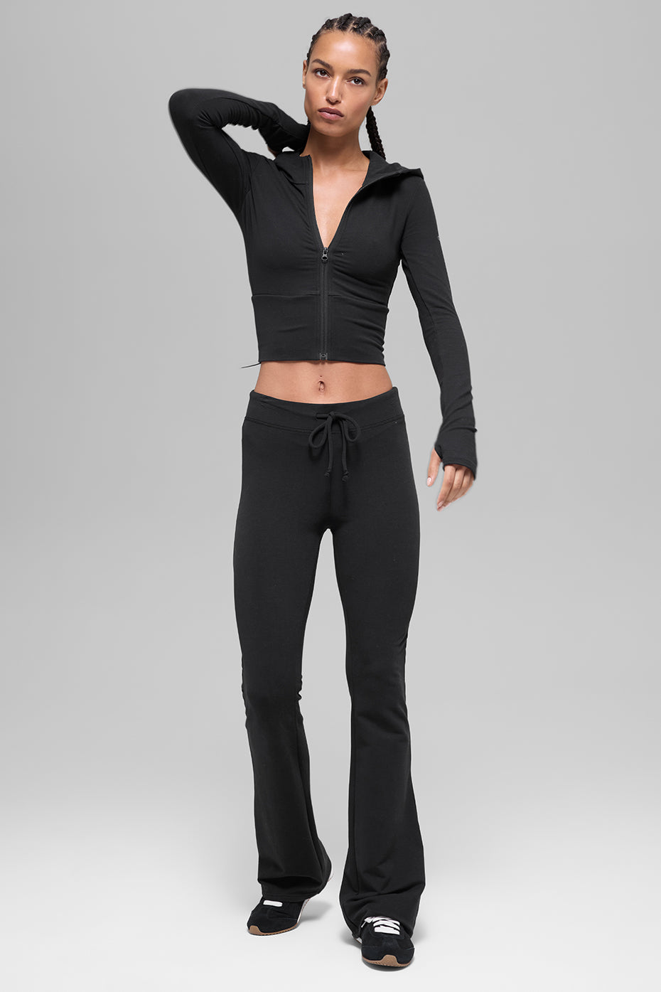 alo Sway Bootcut Sweatpant - Black