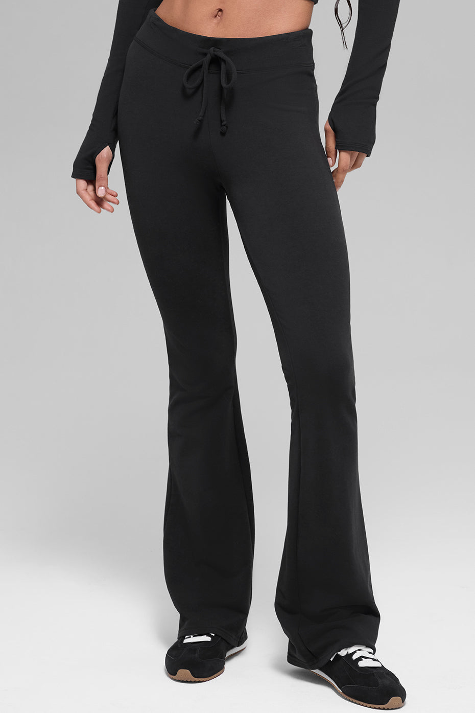 alo Sway Bootcut Sweatpant - Black